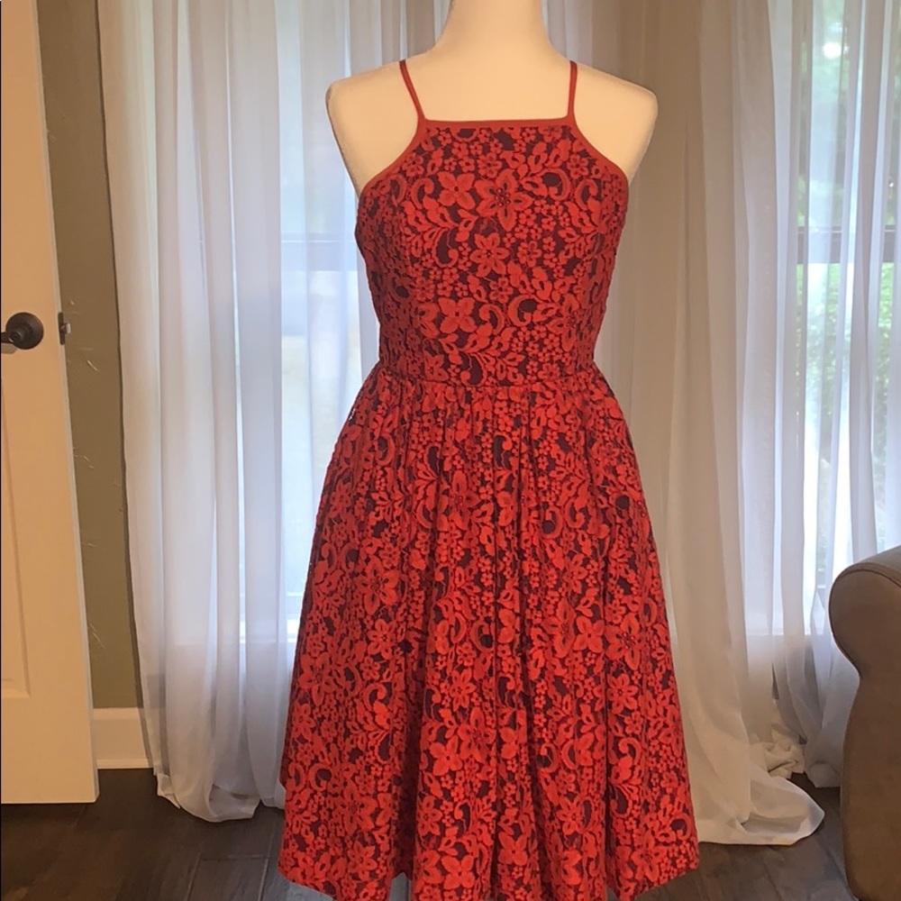 Tracy Reese Lace Midi Dress Size 8